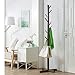 Wyxy Perchero de Madera Maciza de pie Independiente con 8 Ganchos Perchero de Ropa Moderno y Simple Estante Organizador de Almacenamiento de Sala de Estar para Dormitorio (Color: Marrón)
