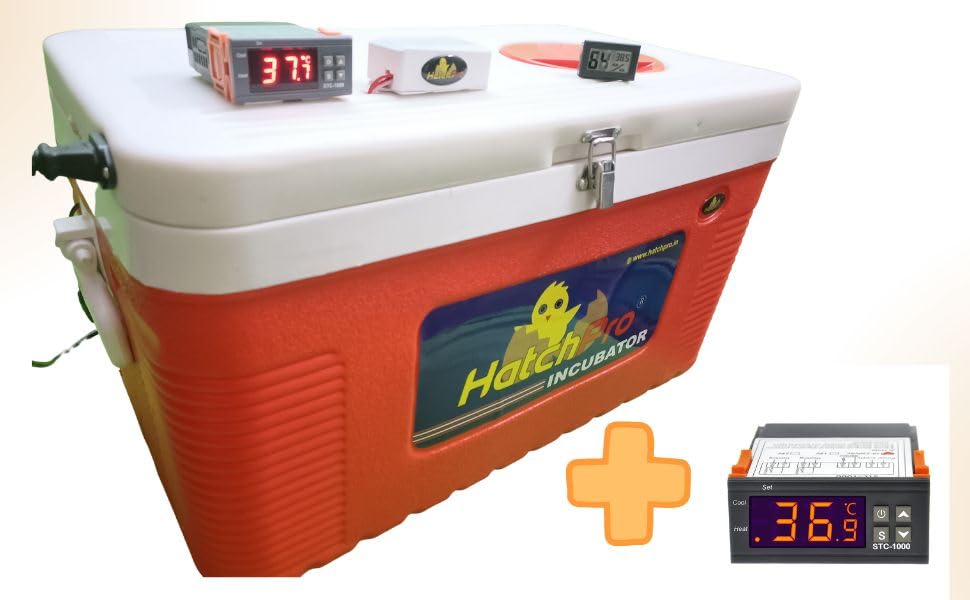 50 eggs incubator for egg hatching fully automatic | with one temperature controller extra | Automatic multipurpose egg turning tray and ABS Fibre Body (50 Eggs Capacity)-image-25