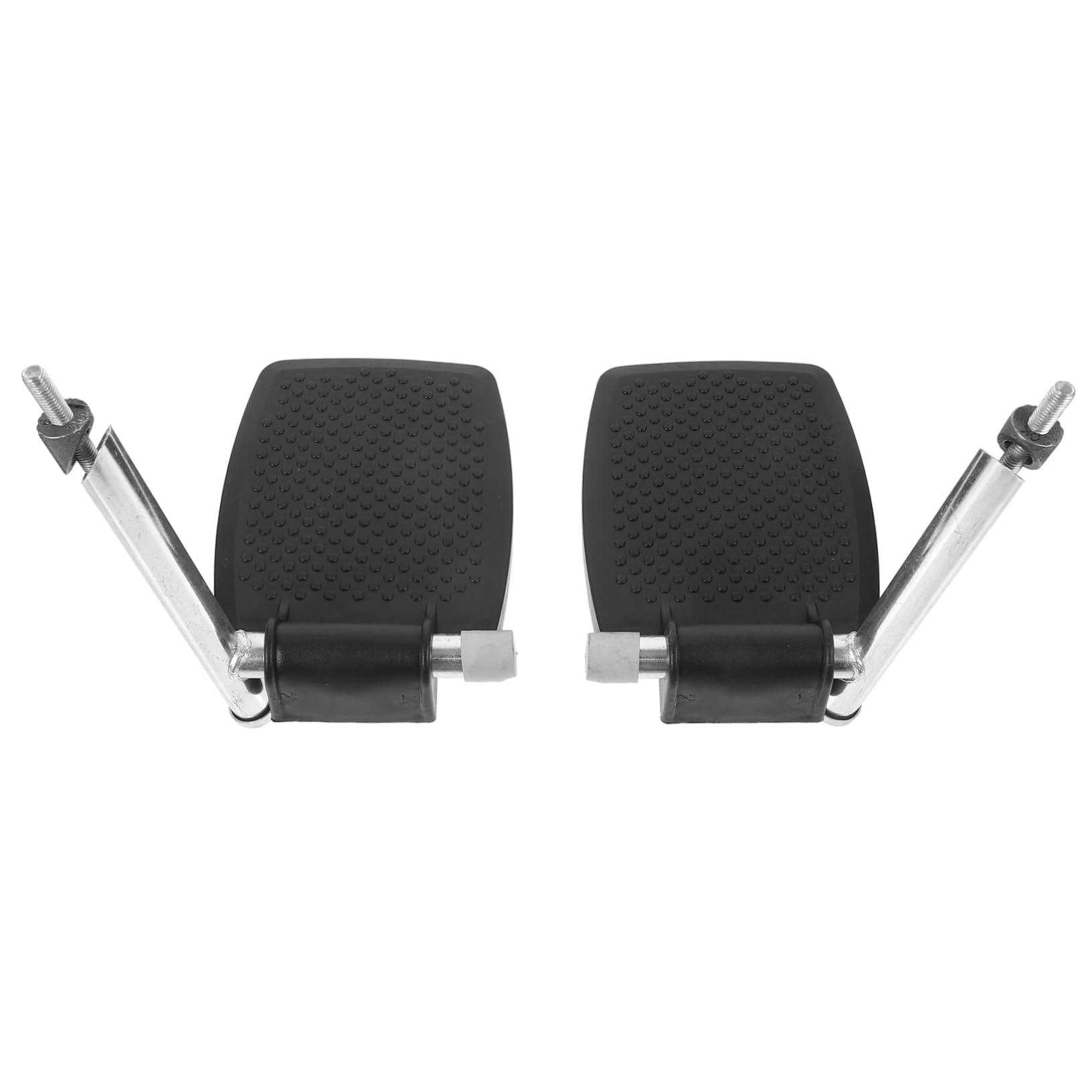 1Par Reposapiés Universal Sillas de Ruedas Repuesto de Pedal y Almohadilla Compatible con Sillas de Ruedas Deportivas y Reclinables
