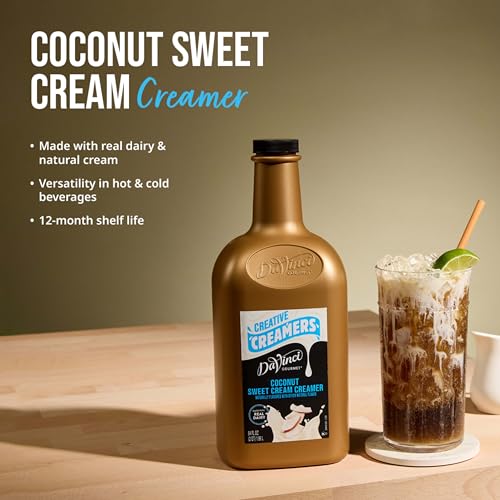 Image of DaVinci Gourmet Coconut Sweet Cream Creamer, 64 Fluid Ounces (Pack of 1)