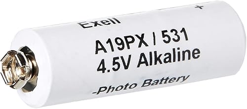 Exell Battery A19PX - Batería alcalina para cámara de 4,5 voltios, 600 mAh