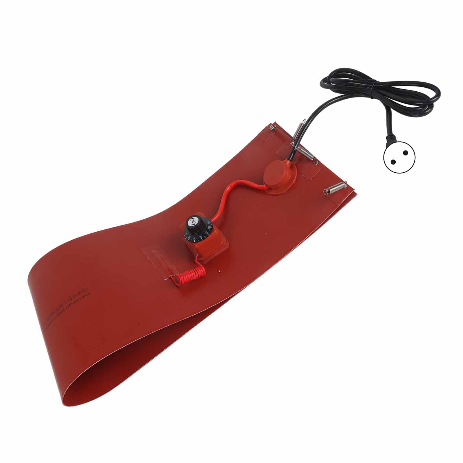 Cuscinetto di Riscaldamento Al Silicone a Tamburo 1200 w 60 Litri con Riscaldatore Elettrico Regolato a Molla Elastica, Accessorio Multifunzionale per Uso Domestico (Plug 220v)