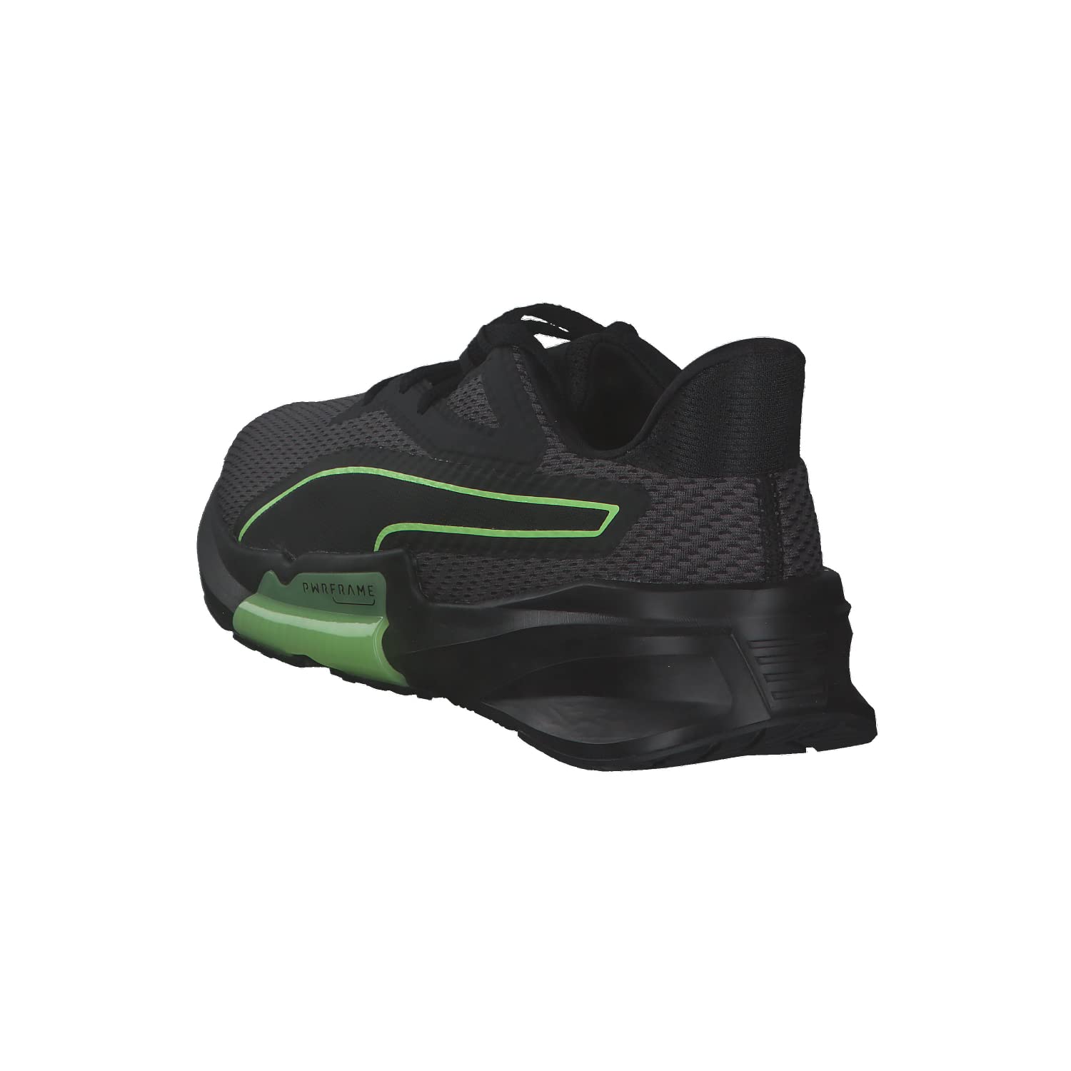 PUMA Męskie buty gimnastyczne Pwrframe Tr, Puma Black Fizzy Lime - 44 EU