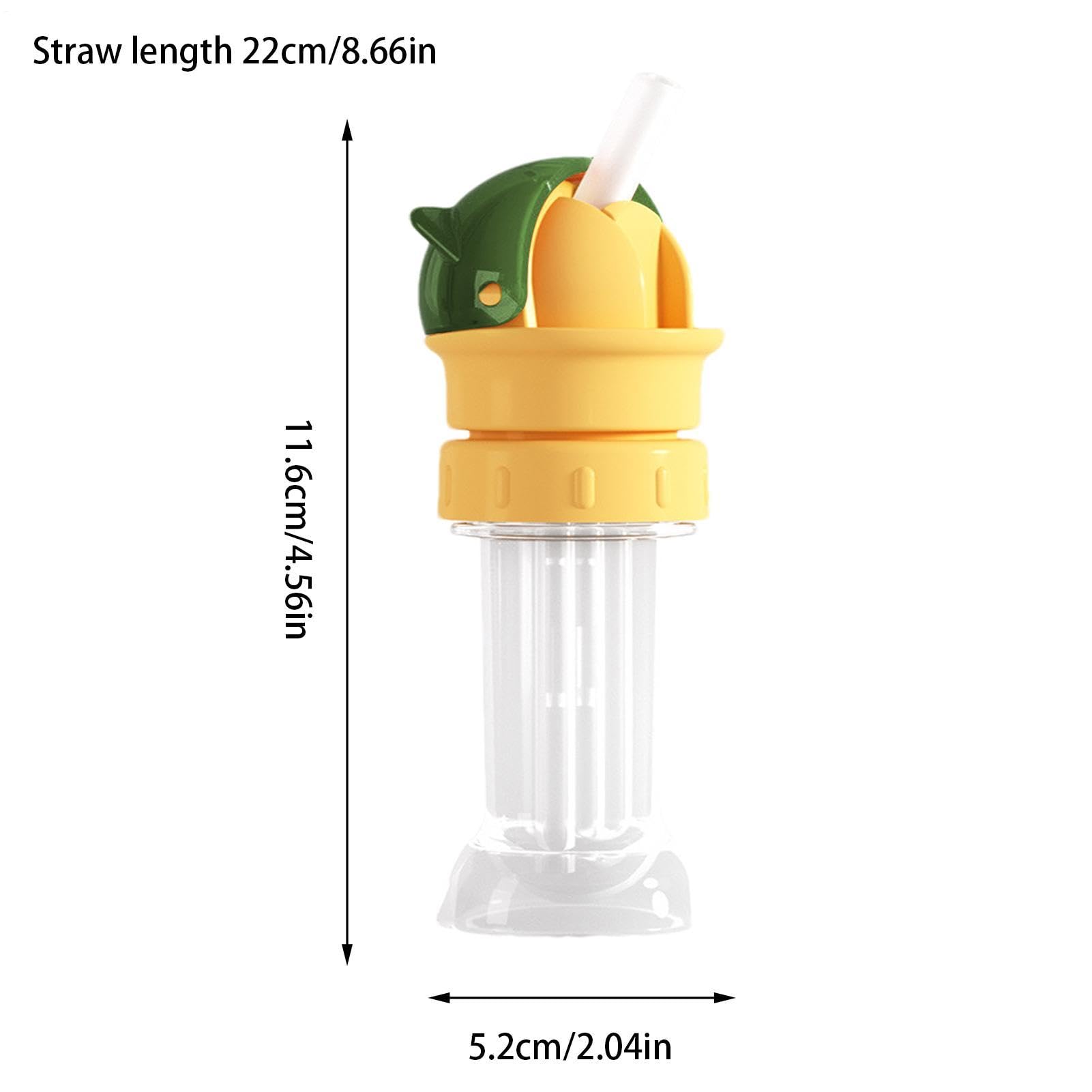 Reusable Children Beverage Water Bottle Straw, Leak-Proof Water Bottle Straw Adapter, Silicone Drinking Cap Nozzle, Silicone Spout Adapter, 2 Pcs Drinking Spout Top Nozzle Provide Protectio — view 2