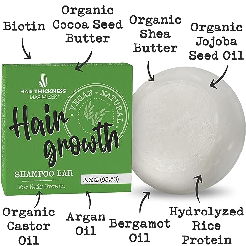 Hair Thickness Maximizer Hair Growth Shampoo Bar With Biotin thumb #1