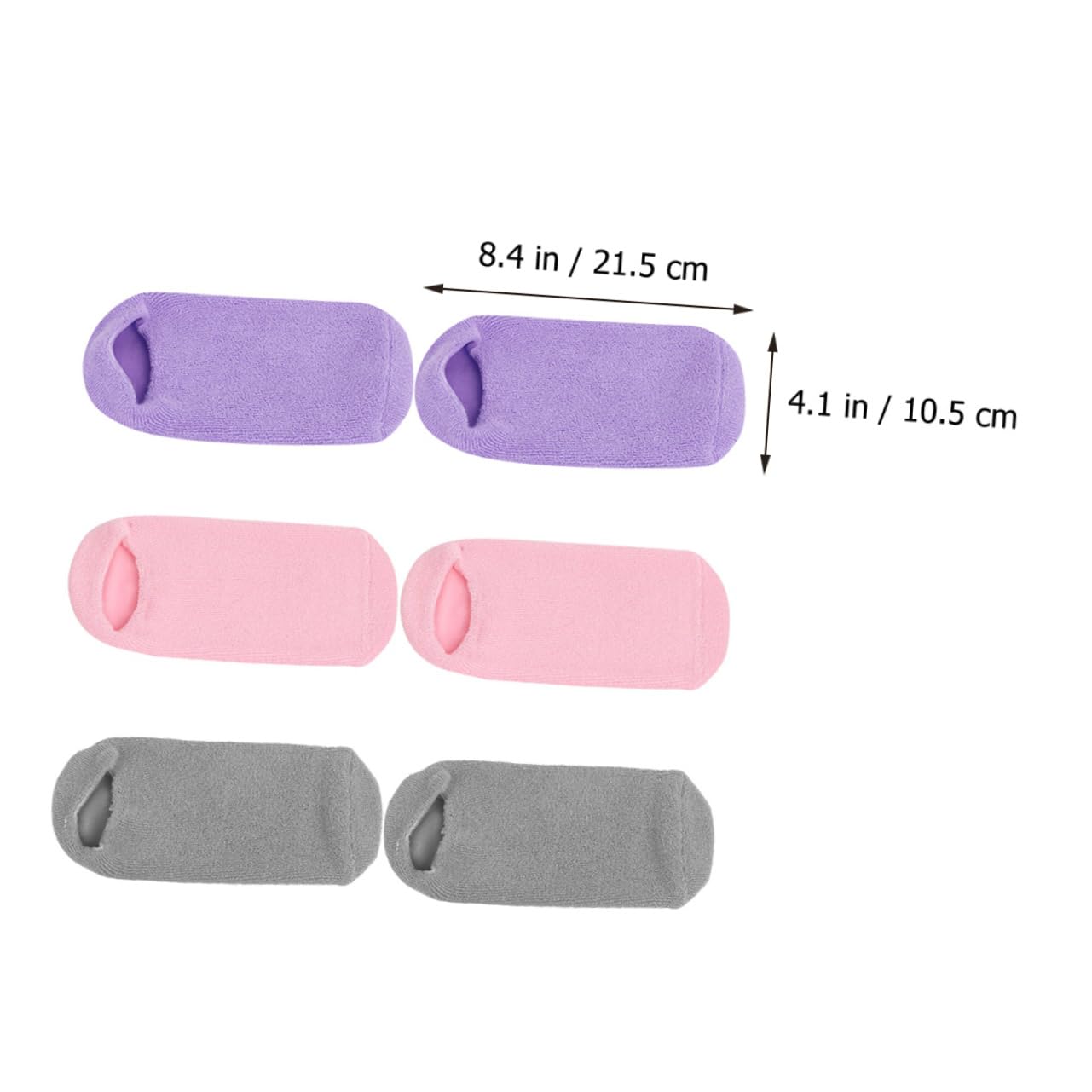 Didiseaon Calcetines Térmicos Antideslizantes 3 Pares Calcetines De Spa Hidratantes Para El Cuidado De Los Pies