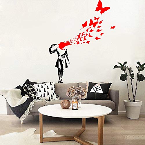 Etiqueta engomada de la pared del gimnasio del boxeador para la decoración del sitio de los niños Pared del vinilo ~ 1 100 * 130cm