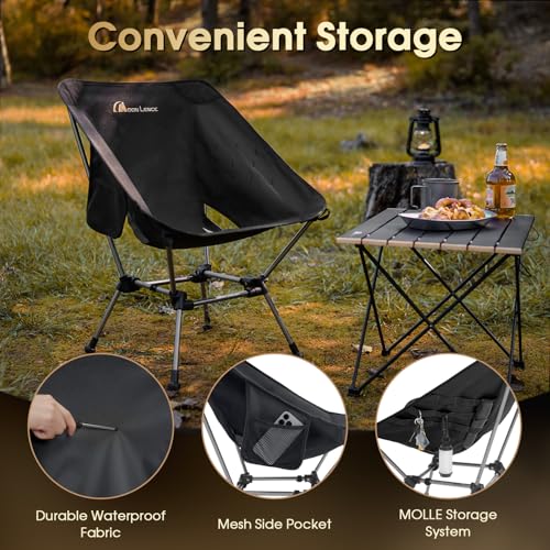 MOON LENCE Portable Camping Chair Plus CH21P Oversized Chair の商品画像 5