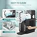 Slushie Machine-No Ice Needed All-in-One Slushy Machine for Home, 85 oz Slushie Maker with Auto-Clean, 5 Preset Programs, Frozen Margaritas, Frappés, Milkshake, and More