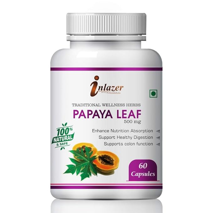 Buy Papaya Leaf Capsule Helps To Heal In Fevel, Dengue & Chikingunya