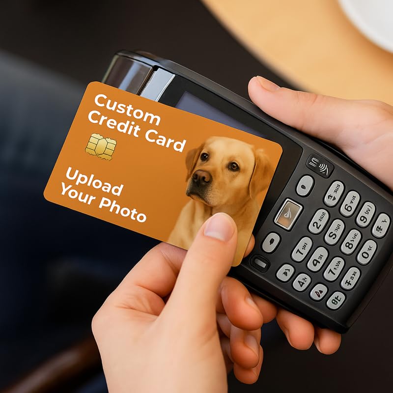 Custom Credit Card Skin with Debit Card Skin - Waterproof Personalized Image Bank Ready Cover - Removable Premium Durable Credit Cards Sticker4