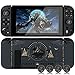Dockable Hülle für Nintendo Switch, Schutzhülle für Nintendo Switch und Joy Con Controller mit 4 Daumengriffen (Zelda)