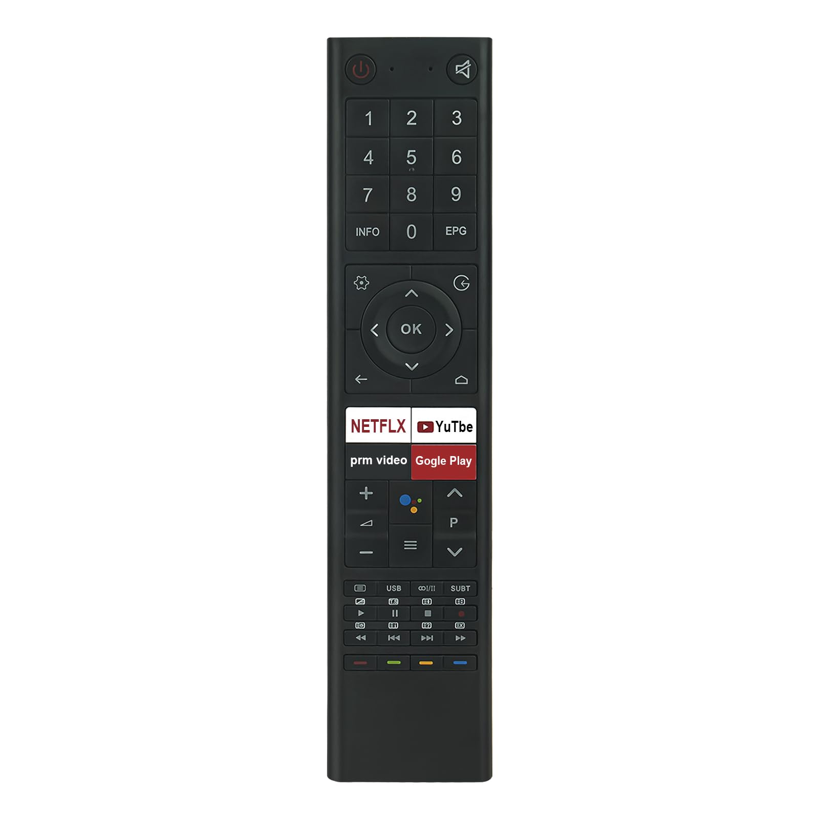 PA-CH03 IR Replacement Remote Control fit for Chiq Changhong TV U65G7H U55G7H U50G7H U43G7H U40G7H L32K5 L40K5 U43H10 U50H10 U55H10 U58H10 U65H10 U75H9 G7H K5 H10 H9 L32G7H L40G7H U55H7S