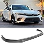 FREEMOTOR802 Compatible With 2022-2023 Honda Civic 11th Gen Front Bumper Lip, Unpainted Black PU IK2 Style Front Bumper Lower Lip Spoiler Body Kit