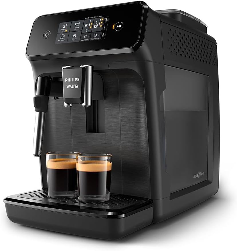 Cafeteira Espresso Automática Série 1200 Philips Walita, Preta, 1500W, 110v - EP1220/15