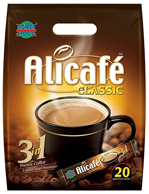 Alicafe Classic Coffee- Instant Coffee 3 in 1 (Ground Coffee Premix) – 400gm (20gm sachets X 20) (B0BZWKBH21) Amazon Price History, Amazon Price Tracker