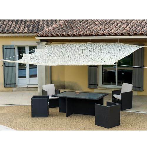 WERKA PRO Lona de sombreo Perforada Beige 120 g/m2 4 x 5m