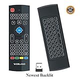 WIDELAND Backlit Air Remote Control, 2.4G Mini Wireless Keyboard Mouse, infrared Remote Control Learning for Kodi Android TV Box IPTV HTPC Mini PC Pad XBOX Raspberry pi 3 and Other Devices