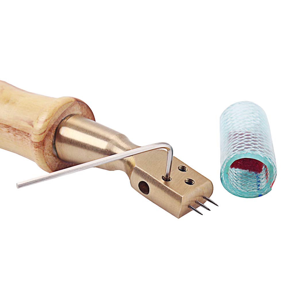Alnicov, martillo de piano de madera de azufaifa ajustable de 4,5 pulgadas, herramienta de sonorización de pin de codo fijo con mango de madera dura para piano