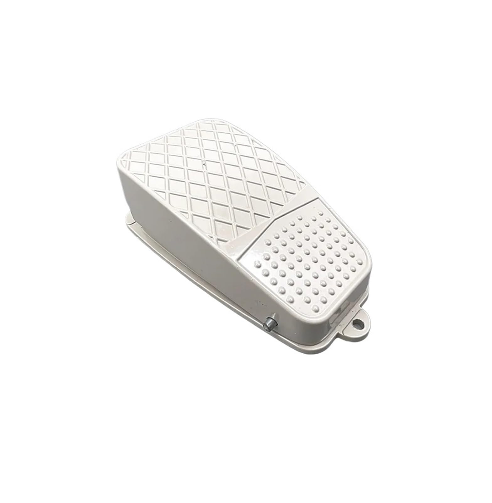 Przełącznik nożny FS-3 TFS-3 przełącznik nożny, przełącznik nożny z aluminiową obudową, krótki przewód 10 A (TF-3 WHITE)