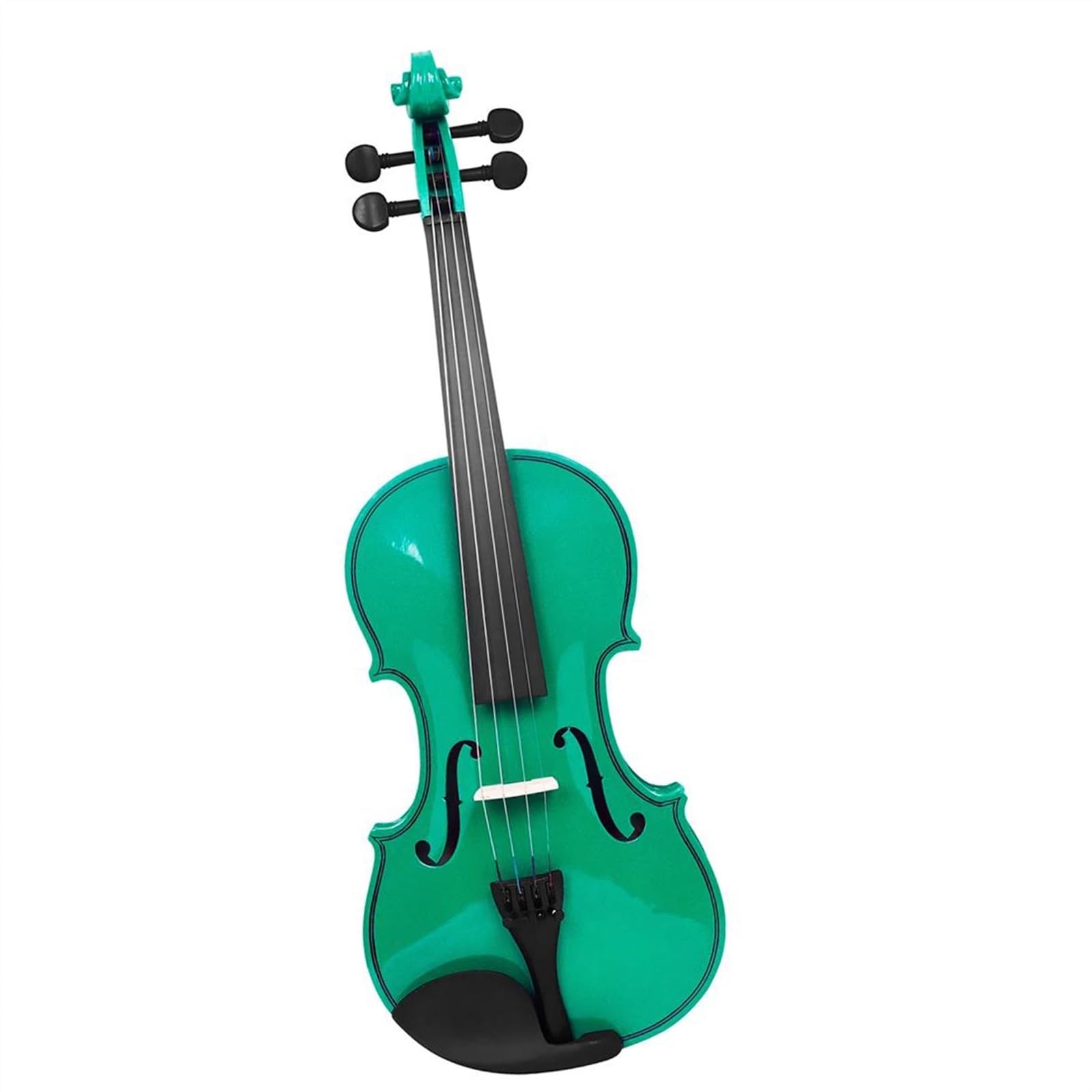 Violine Violine Grün 4/4 Massivholz Violinenset Mit Stoffkoffer Bogeninstrument Violine Für Üben