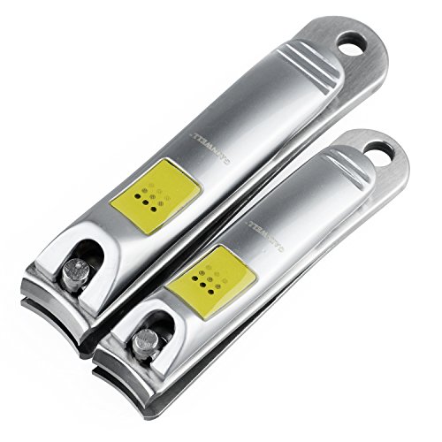 GAINWELL Nail Clippers Set Fingernail and Toenail Clipper – Durable Stainless Steel Clippers – Suitable from Babies to the Elderly