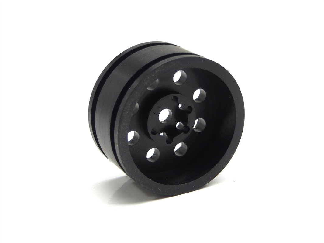 Gmade 70264 NR02 1.9 Beadlock Wheels, Black