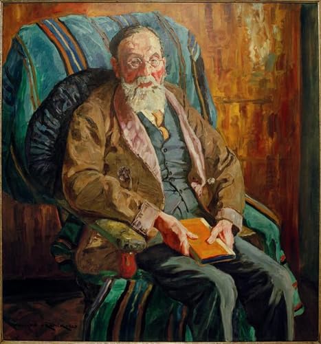 Impression d'art portrait de l'historien Albert Ruppersberg, toile haute définition 60x90