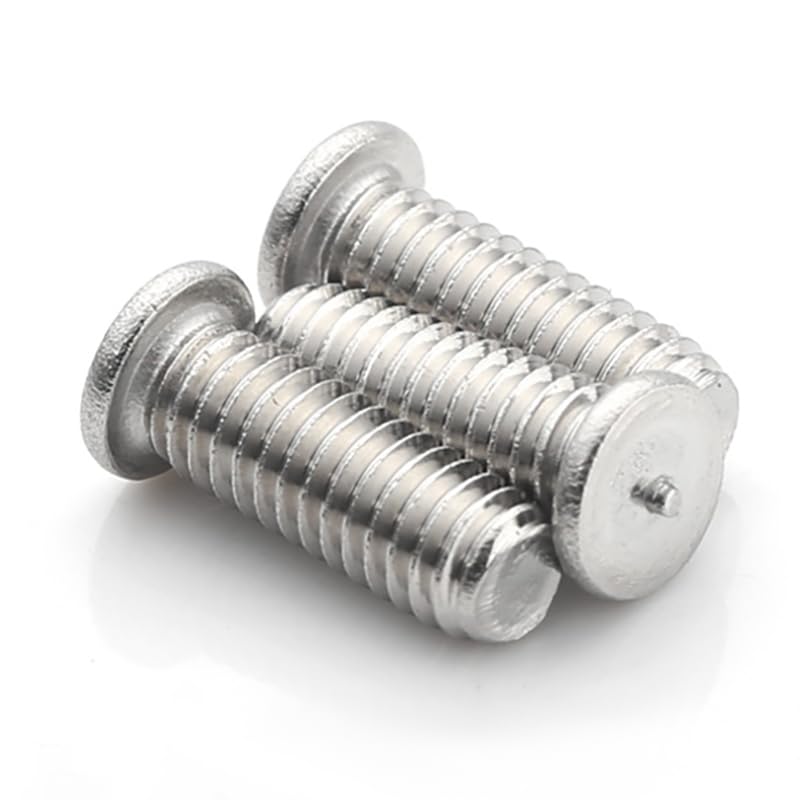 M10 Spot welding screws Extension bolts 304 Stainless steel super long weld screw Threaded nails - (Size: M10x50mm 2pcs)