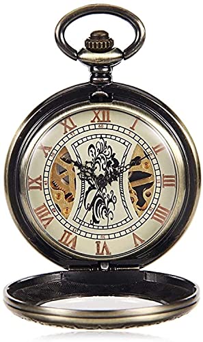 NCRD Zakhorloge Skelet Mechanisch - Unisex Eenvoudig Retro Mechanisch Horloge, Grootte: 4.7x1.5cm, Kleur: Messing - Afbeelding 4