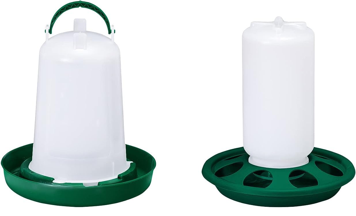 Mangiatoia E Abbeveratoio Per Pulcini - Plastica Trasparente, 1 Kg E 1,5 L - Foto 7