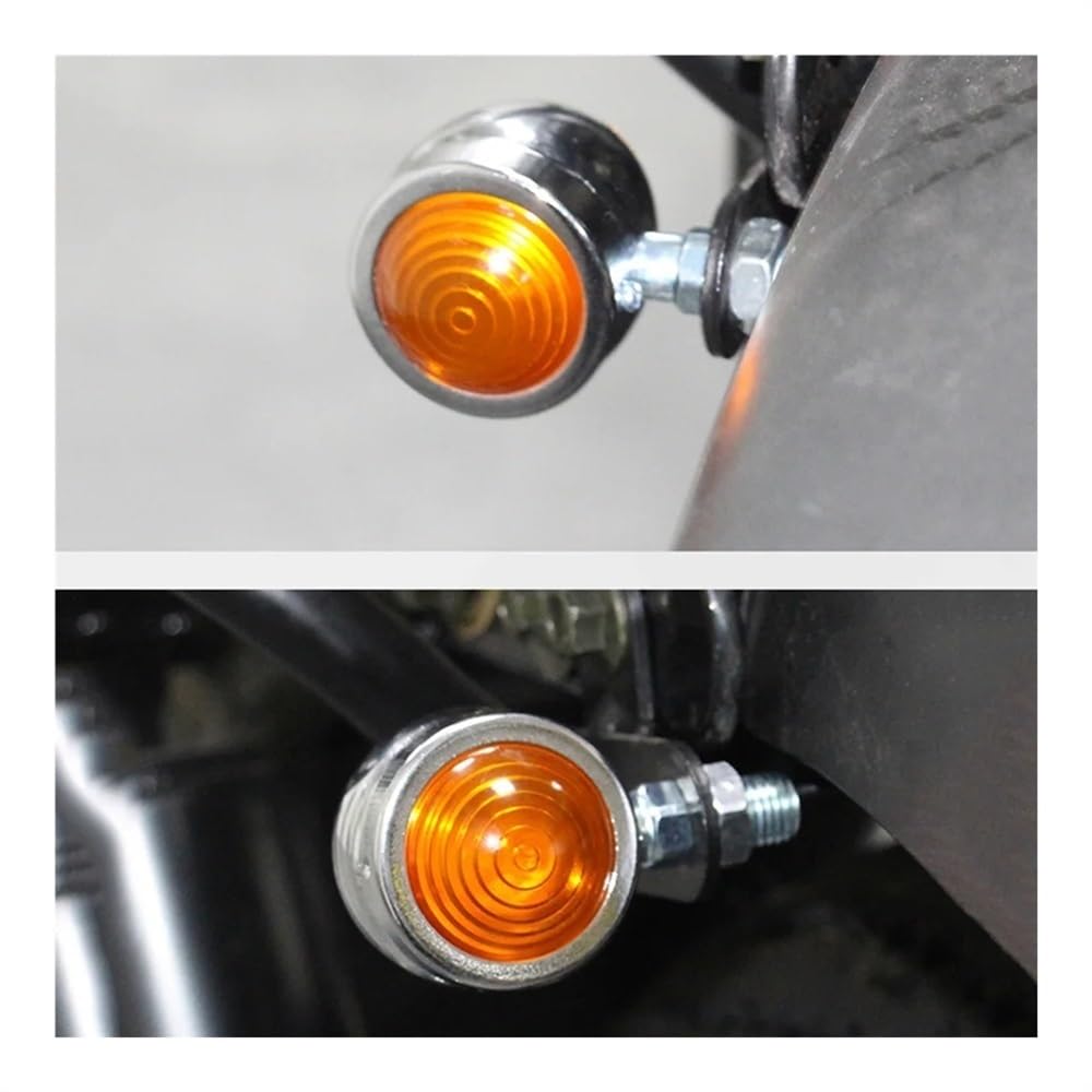 2 kierunkowskazy motocyklowe, kompatybilne z Harley i Suzuki.