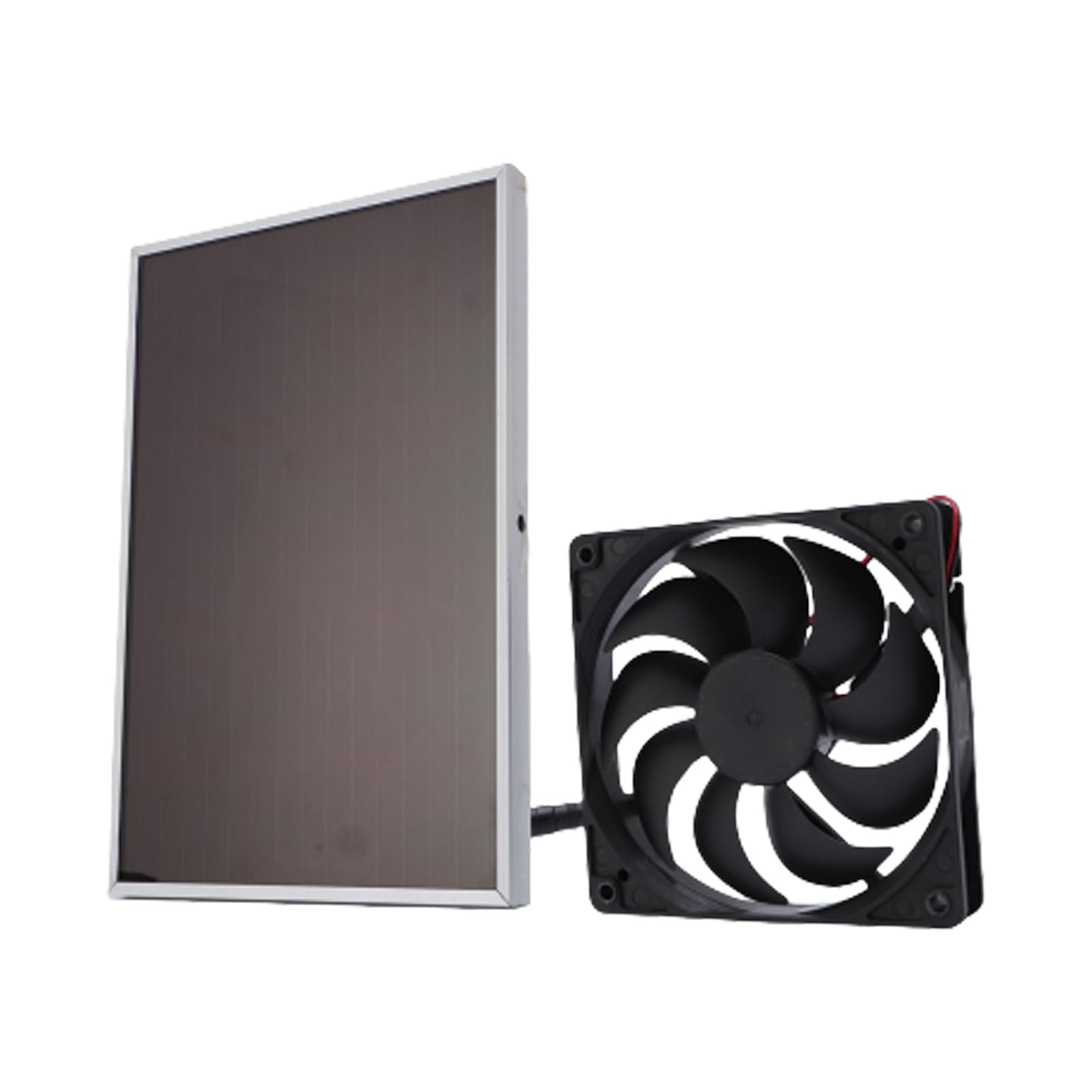 Weatherproof Solar Panel Fan Set Heat Reduction Exhaust for Ventilating Chicken Coops Sheds and Pet Houses Waterproof