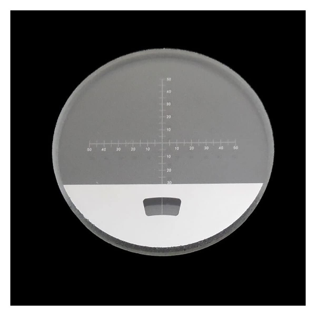 Microscope Adapter Telescope Eyepiece Cross Reticle Scale Diameter 22 Mm, DIV=0.1 Mm Micrometer for Binoculars Microscope Accessories