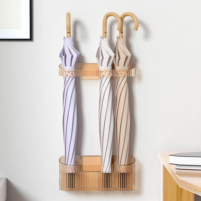 Porte-parapluie mural pour éviter les sols mouillés