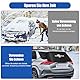 Heckscheibenabdeckung SUV Auto Heckscheibe Scheibenabdeckung Winter mit Magnet, AYAMAYA Auto Eisschutz Frostschutz Abdeckung Anti Schneedecke Scheibenschutz Winterabdeckung 140x68cm