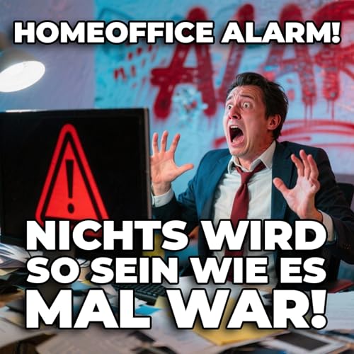 『Der Homeoffice-Mythos: Zwischen digitaler Effizienz und menschlicher Nähe』のカバーアート