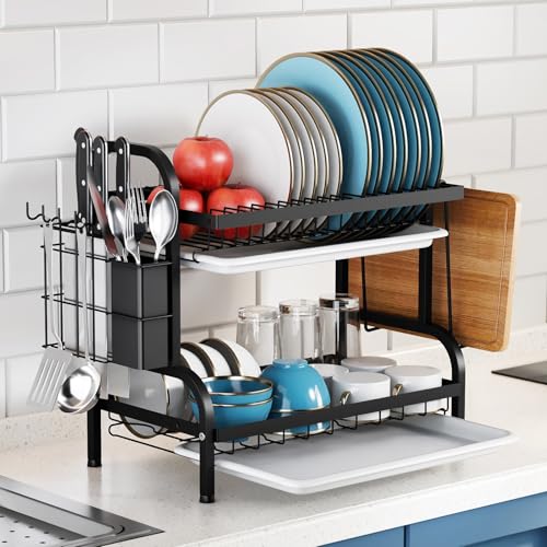 Organiseur pour plats et couverts pour résoudre le désordre des comptoirs de cuisine - 5