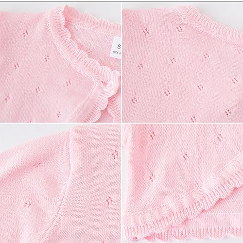 Kids Girls Knit Long Sleeve Cardigan One Button Closure 𝗦hrugs Lace Cardigan Solid Color Crop Tops for Girls3