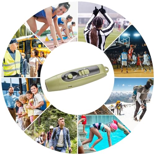 Sifflet électronique rechargeable USB avec cordon pour entraîneurs et sécurité - 6