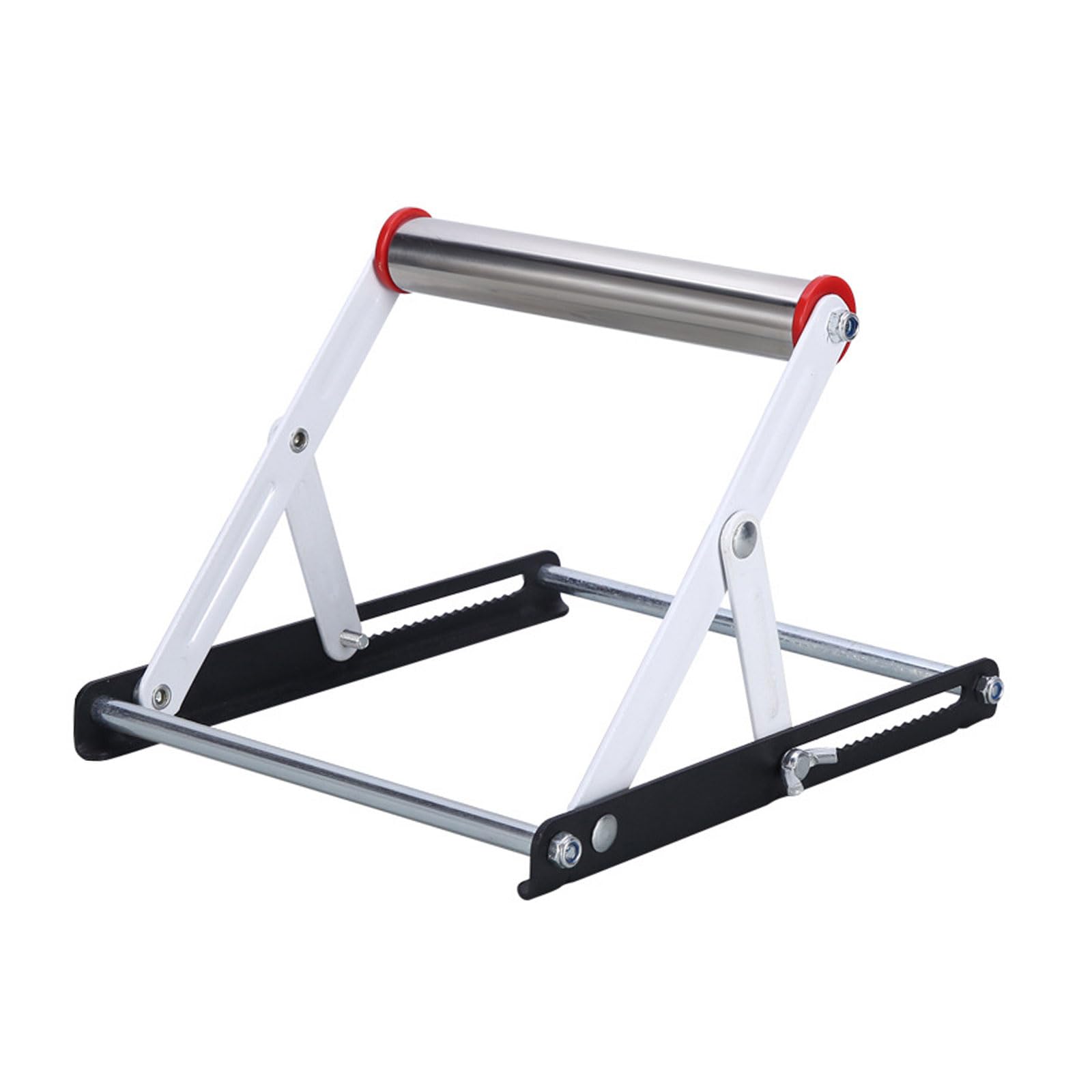Height Materials Stand for Cutting Tool Sturdy Steel Frame Foldable Structure for Workspaces Steel Foldable Tool Stand for Workshops