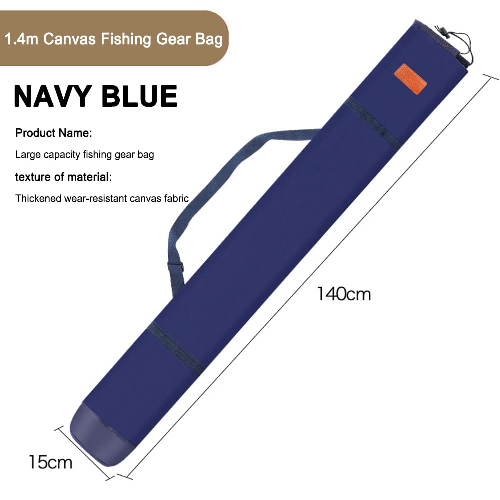 Starnearby Borsa Multifunzione in Tessuto Oxford per Canna da Pesca e Ombrellone - Tracolla e Custodia per Rete da Pesca