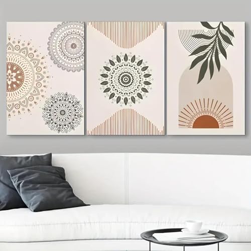Affiche sur toile mandala bohème ZHUOYA 80x160cm décoration murale salon