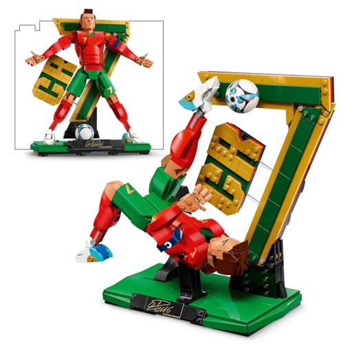 Image of LEGO Editions Cristiano Ronaldo - Soccer Legend - Building Set for Kids - Soccer Decor - 43016