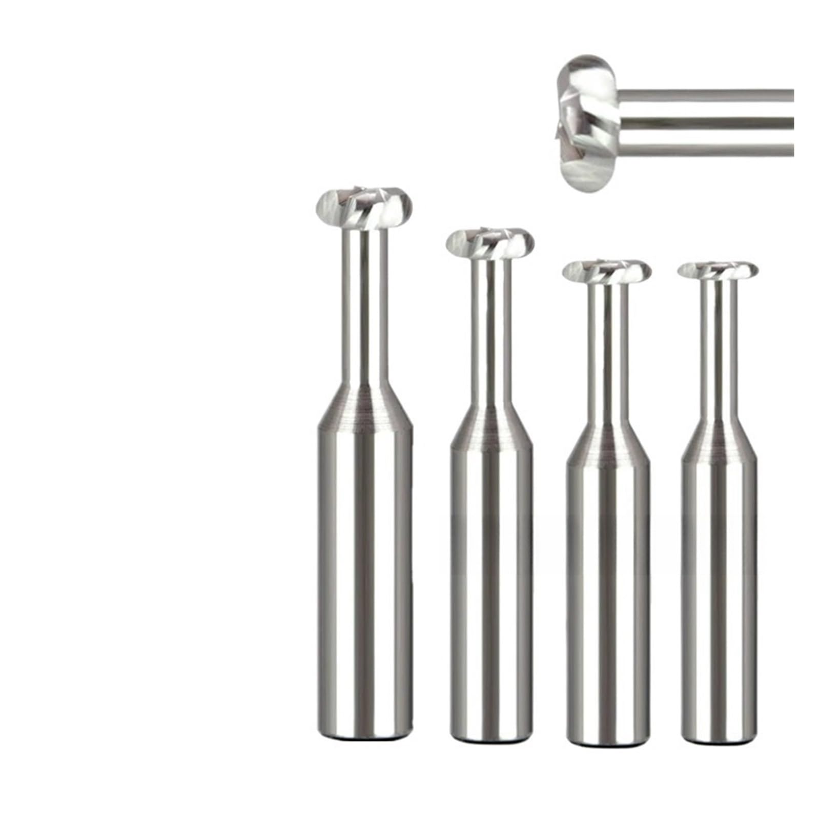 Frez trzpieniowy do rowków teowych, promień naroża, frez typu T, obróbka węglików spiekanych, średnica 3 mm - 20, 1 szt(D16xR2.5x5Hx75L)