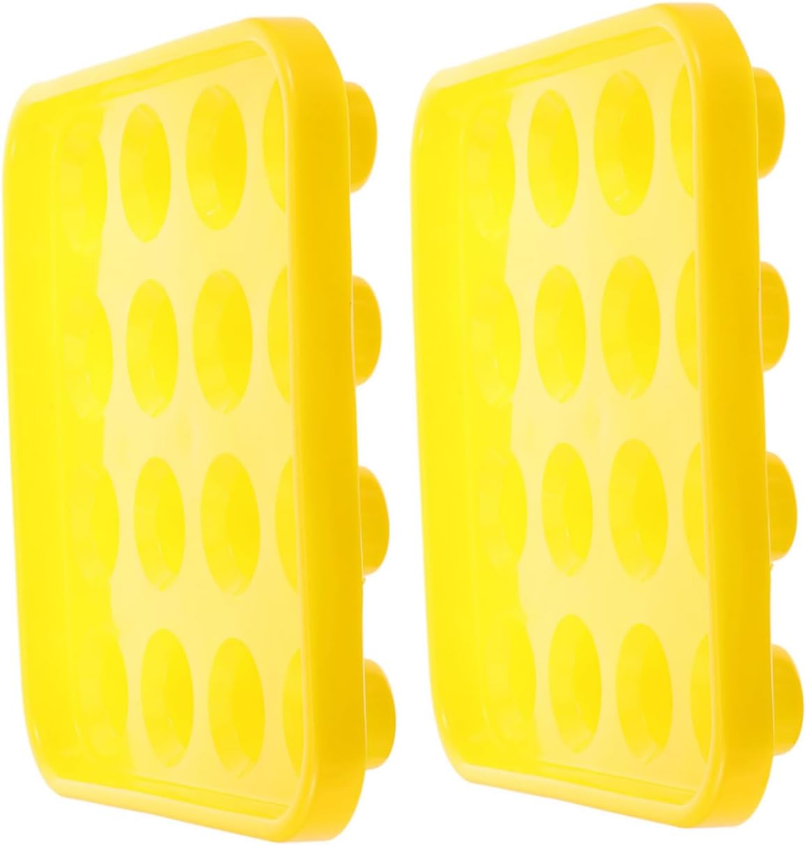 WOONEKY 2pcs Billiard Ball Holder Tray Plastic Pool Ball Storage Organizer for Snooker Table Sturdy Rack for 16 Color Accessory for