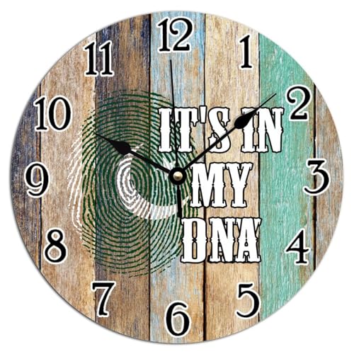 Vinisong Art Clock Pakistan DNA Wall Clock 12x12in