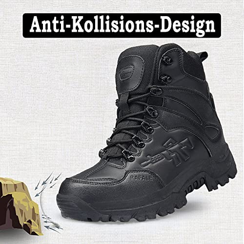 FLIOZY Wandelschoenen voor heren, trekkingschoenen, outdoor, woestijnschoenen, slijtvast, militaire laarzen, woestijnschoenen, combat boots - Image 5