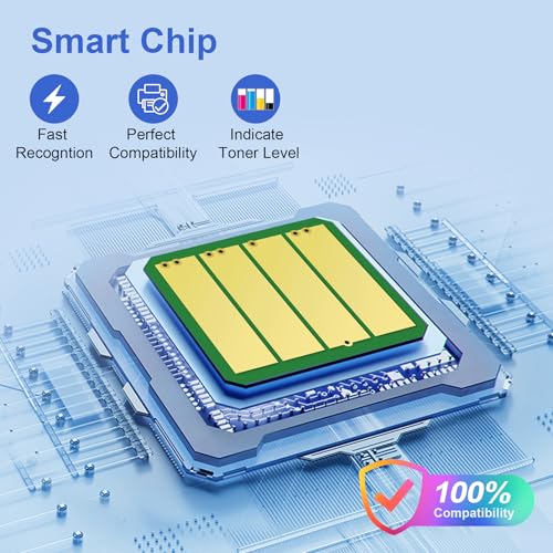 CLT-P404C CLT-404S Multipack Kompatibel für Toner Samsung C480w Toner für Samsung Xpress C480fw Toner C480w C480 C480fn C430 C430w C48X C43X Series CLT-K404S CLT-Y404S CLT-C404S CLT-M404S (4er-Pack)