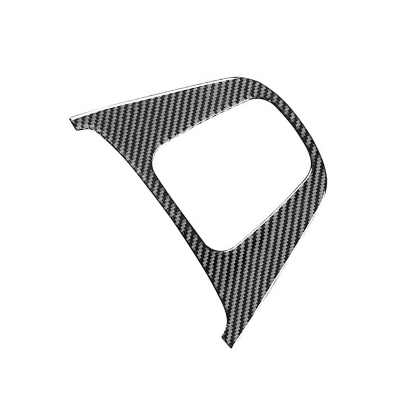 Dtypk Black B Interior Decoration Car Center Control Gear Shift Panel Outer Frame Cover Trim Carbon Fiber Accessories For Crv 2007-2011(Black B)